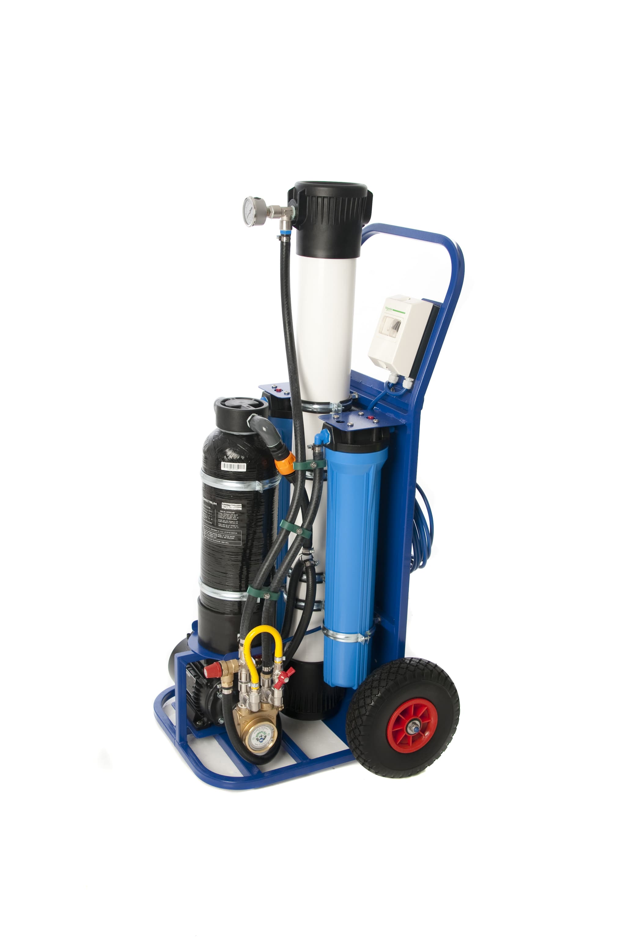 Portable floor cleaning gear